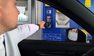 Pagamento contactless al casello autostradale