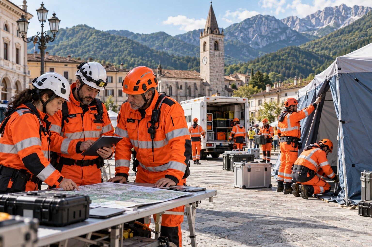Esercitazione della protezione civile