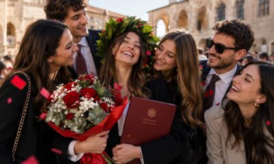 Festeggiamenti per la laurea
