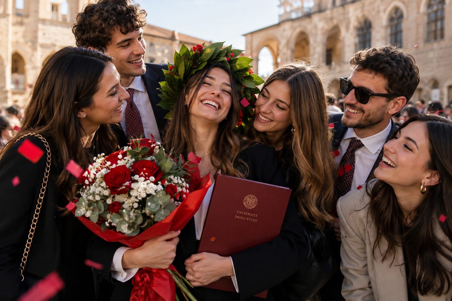Festeggiamenti per la laurea