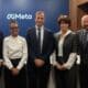 Foto di gruppo presso la sede di Meta