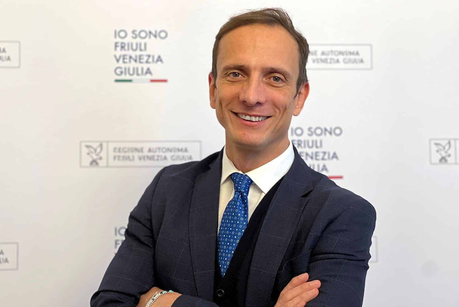 Il governatore Massimiliano Fedriga