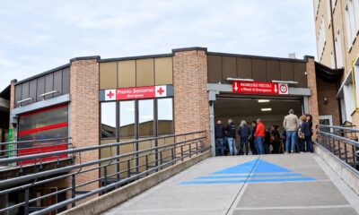 L'ingresso del pronto soccorso a San Daniele del Friuli