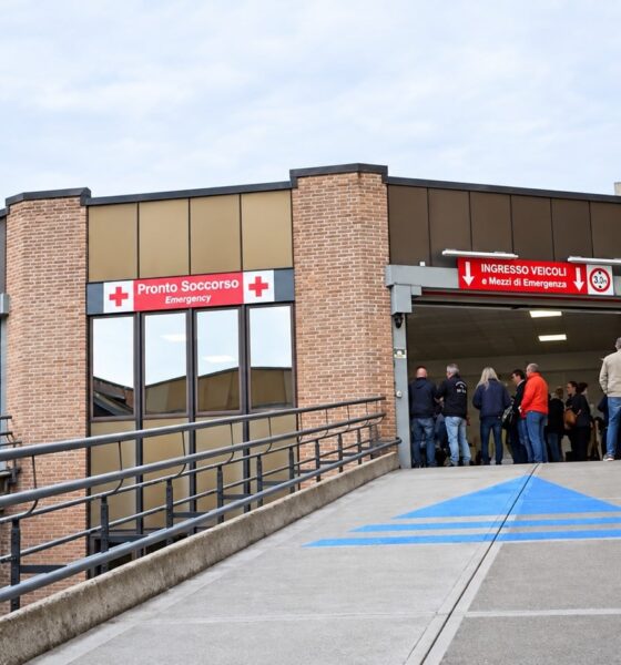 L'ingresso del pronto soccorso a San Daniele del Friuli
