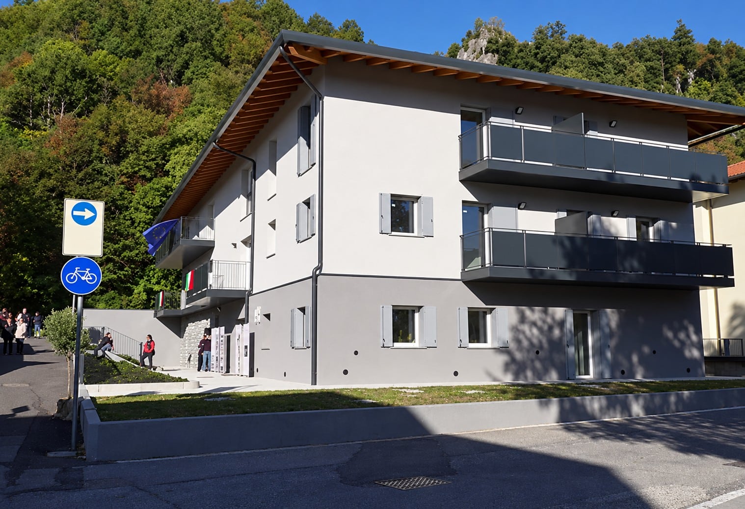 La palazzina Ater a Osoppo