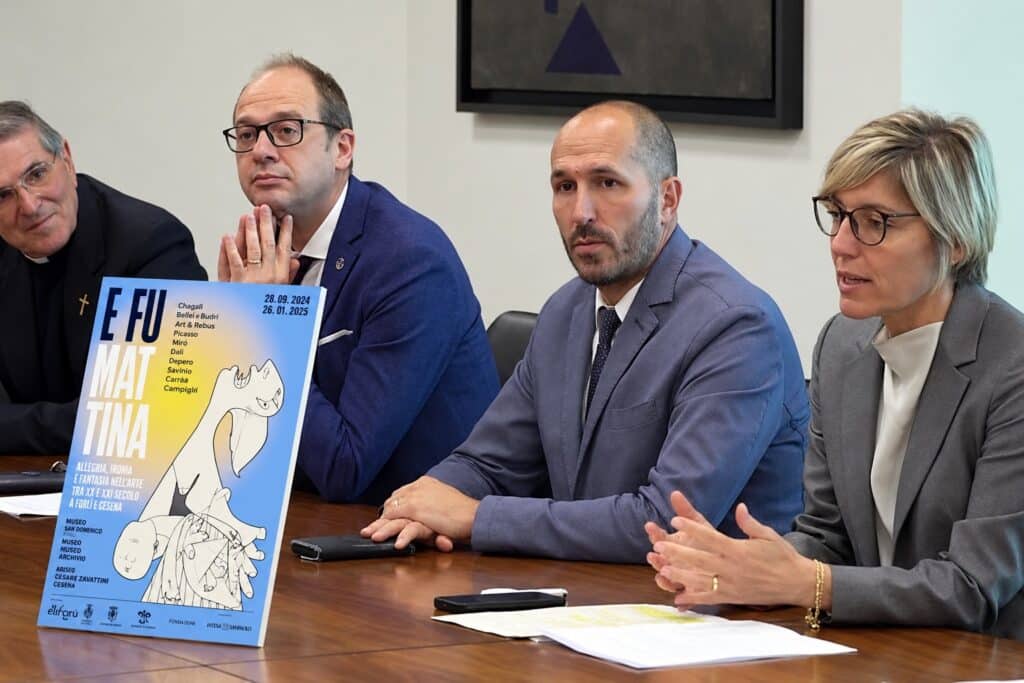 La presentazione della mostra