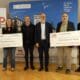 L'assessore Riccardi con i rappresentanti di Coop Alleanza, Burlo Garofolo e Cro di Aviano