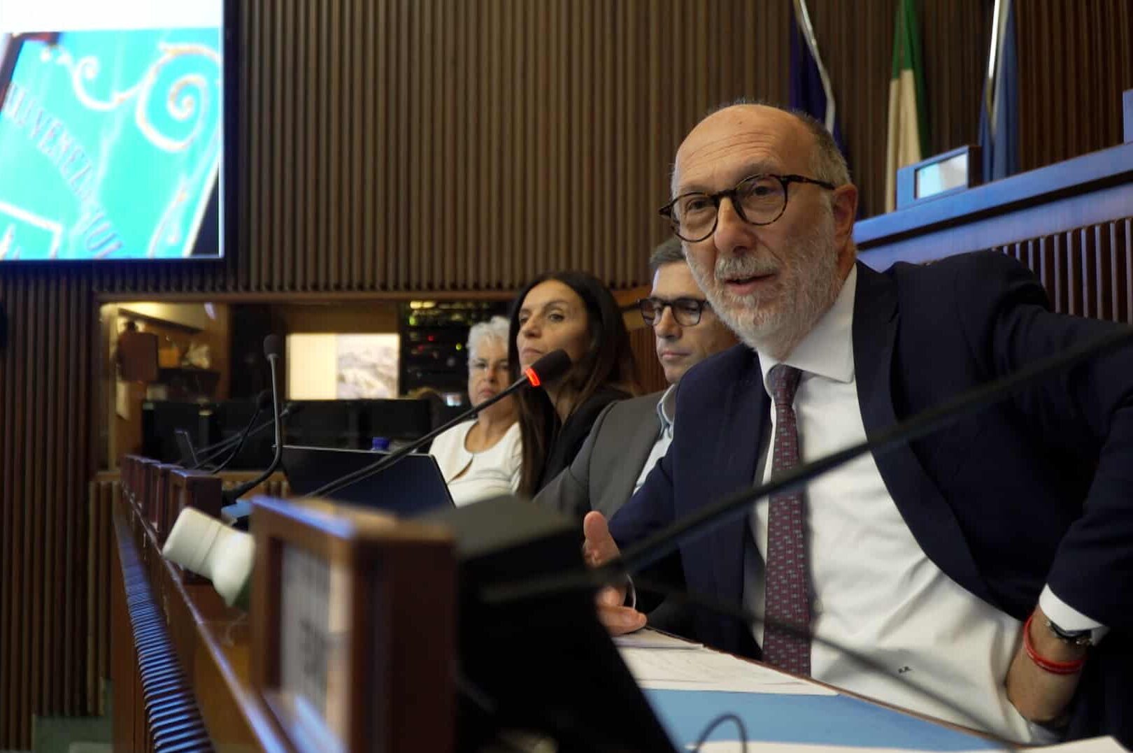 L’assessore regionale Riccardo Riccardi, in III Commissione per l’esame dell’assestamento d’autunno