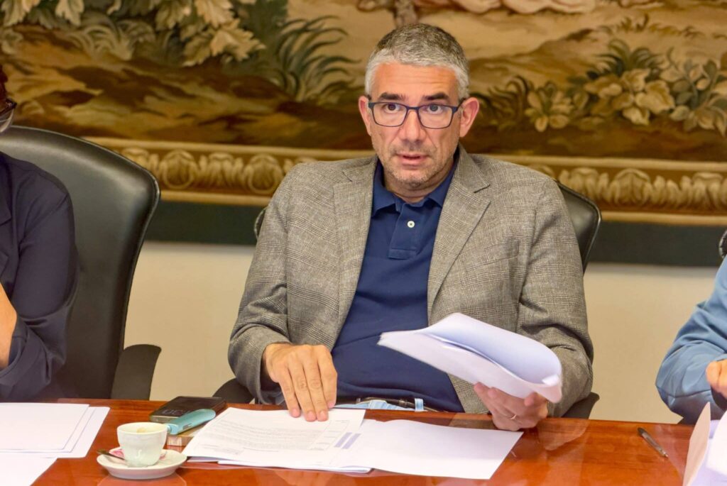 L'assessore regionale alla Sicurezza Pierpaolo Roberti durante la riunione della Giunta regionale