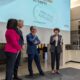 L'intervento dell'assessore regionale Alessia Rosolen, insieme al sindaco di Campoformido Massimiliano Petri e al presidente di Officine FVG Enzo Tulisso