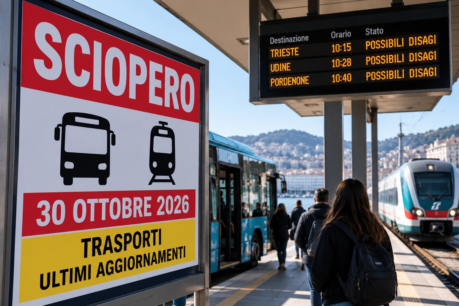 Sciopero nei trasporti pubblici
