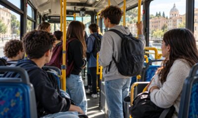 Studenti sull’autobus