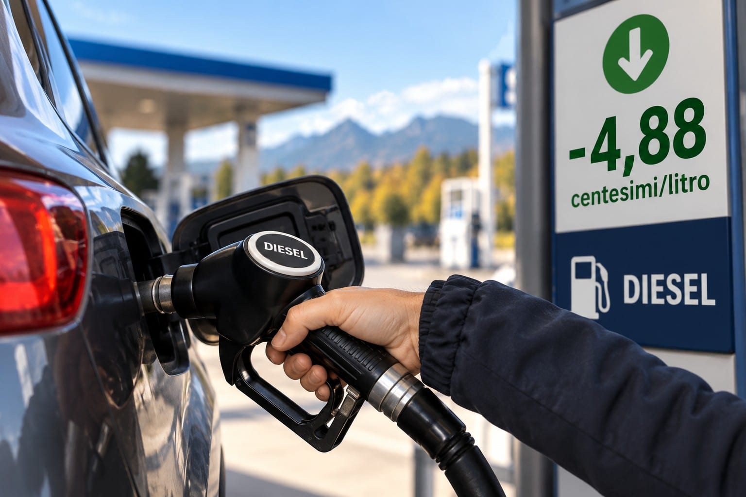 Taglio delle accise sul gasolio fino 7 novembre