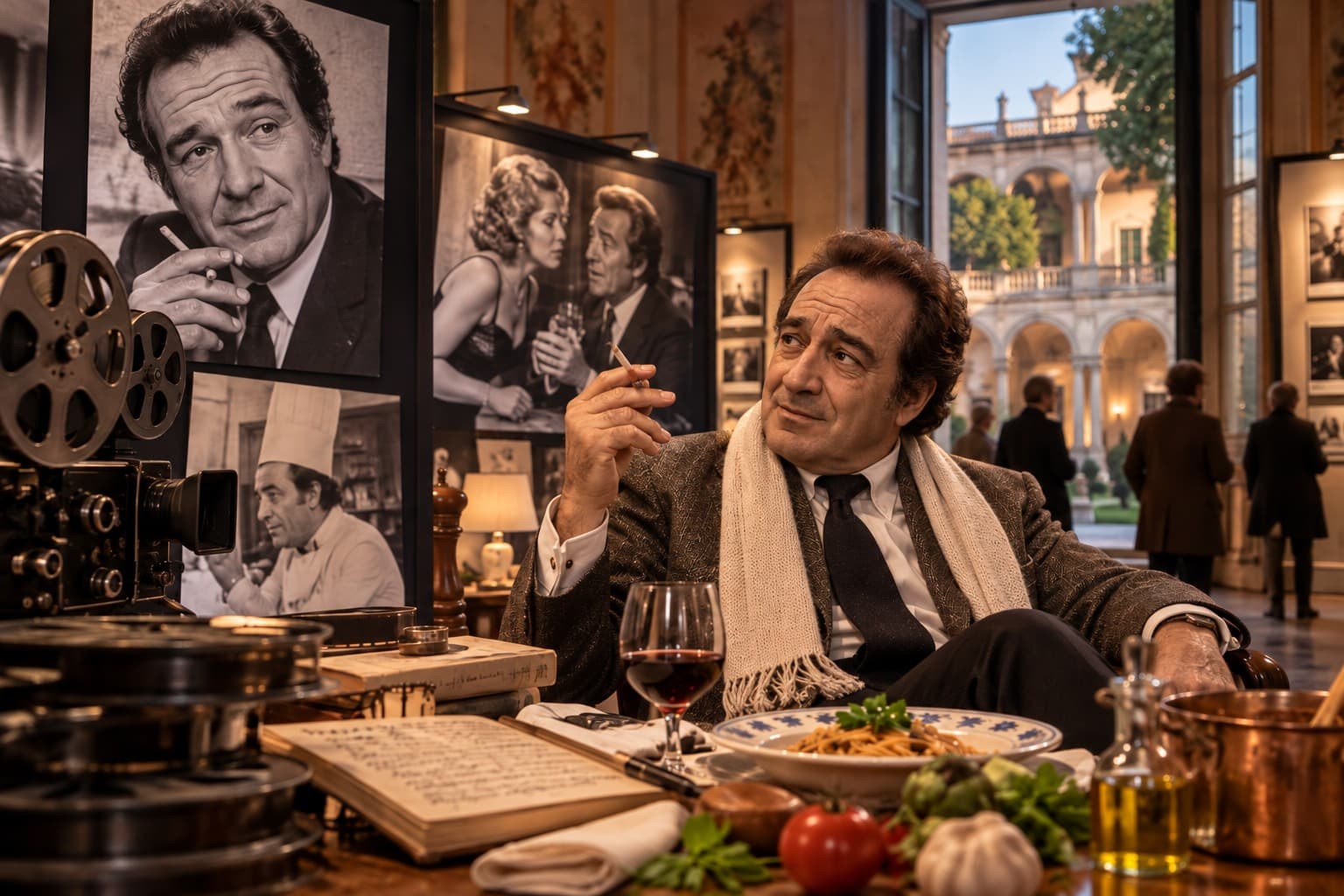 Ugo Tognazzi tra cinema e cucina