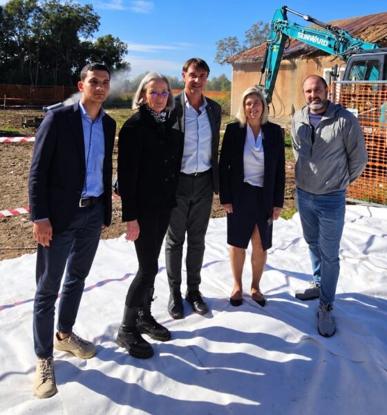 Una fase del sopralluogo