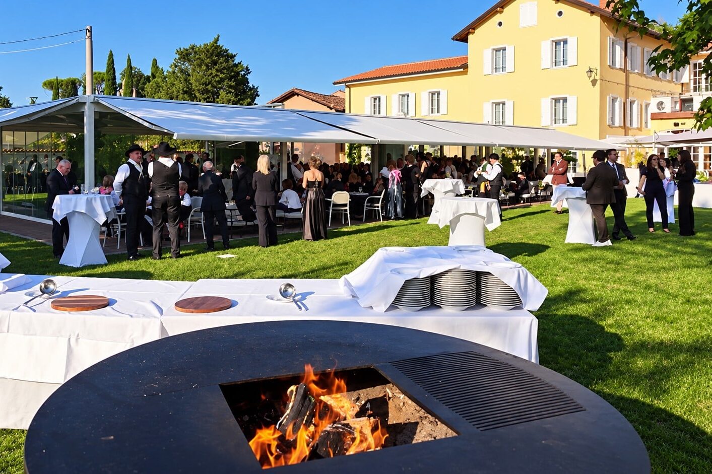 L'inaugurazione della nuova country house a Villa Russiz