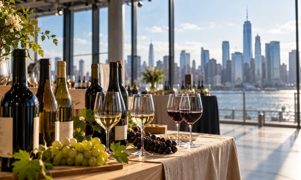 Vini con New York sullo sfondo