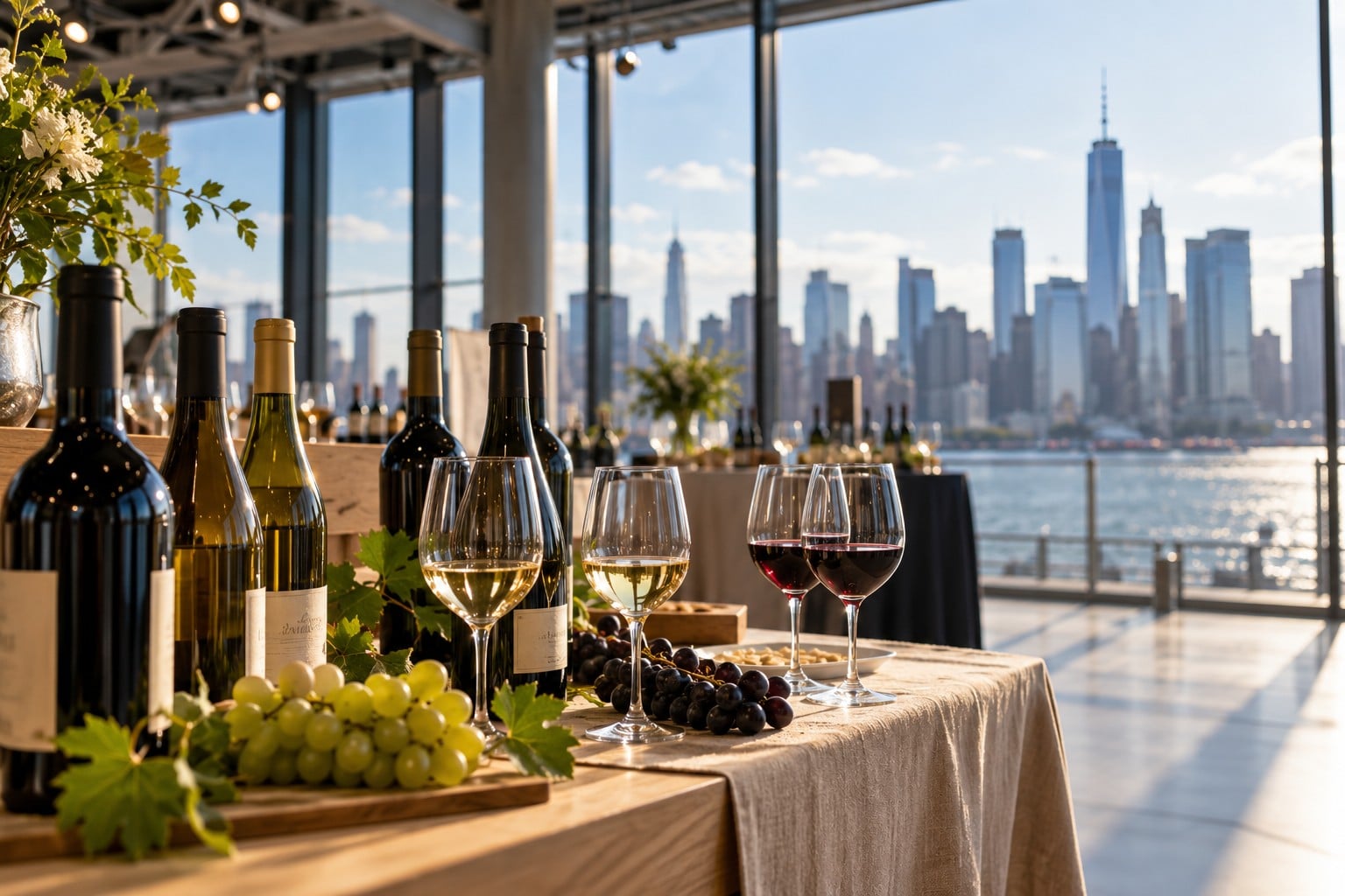 Vini con New York sullo sfondo