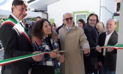 L'inaugurazione di Casa Selz, a Ronchi dei Legionari, al termine dei lavori di ristrutturazione