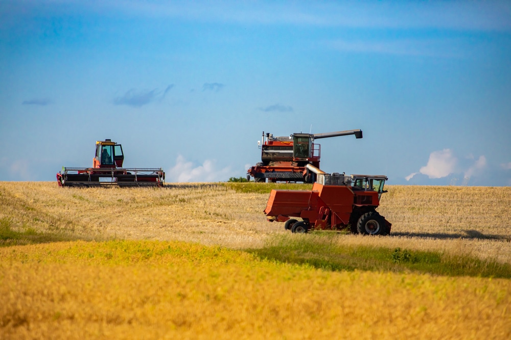 Mezzi agricoli al lavoro