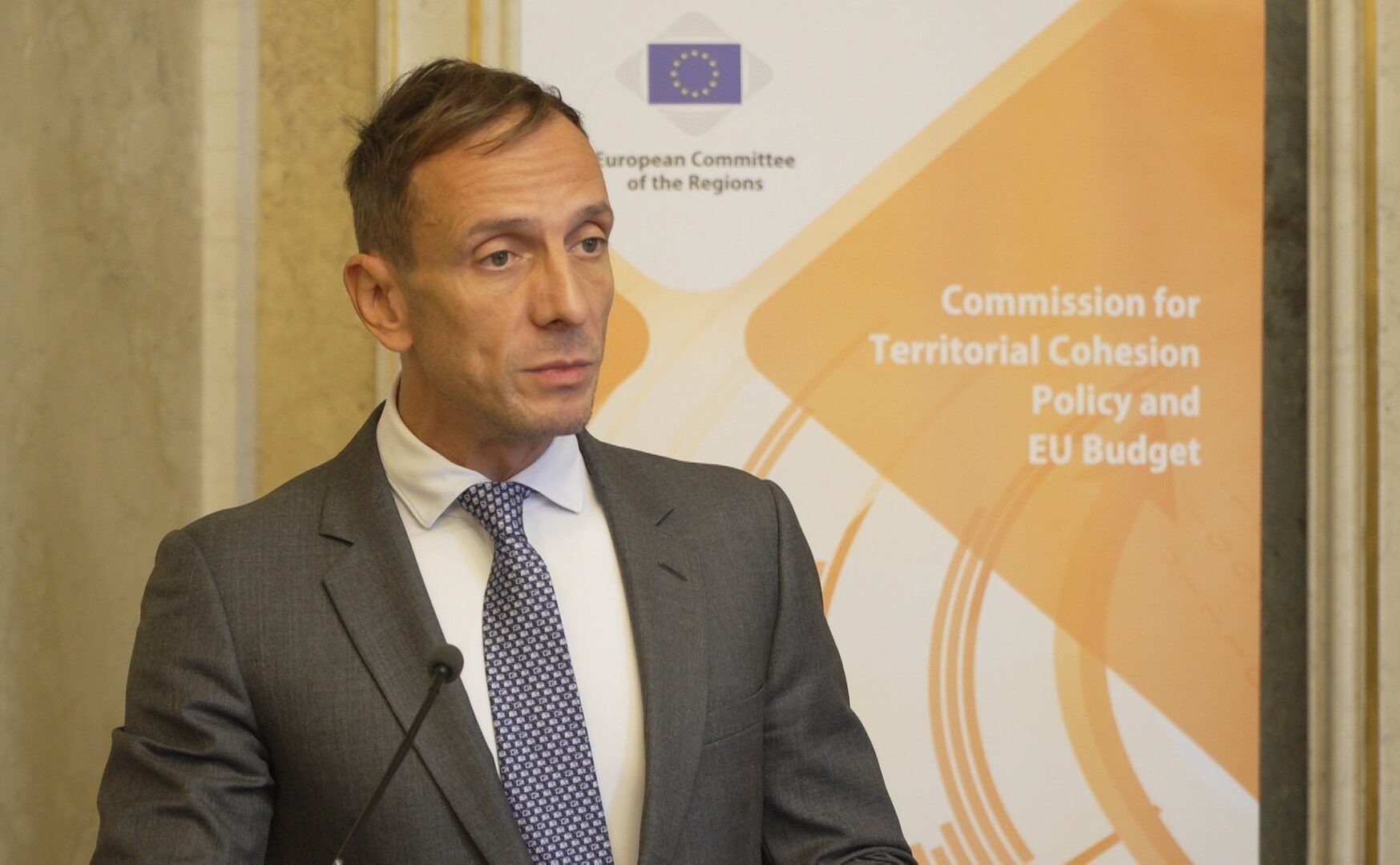 Il governatore Fedriga interviene alla riunione del Comitato Coter oggi a Trieste
