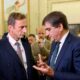 Il governatore Fedriga con il vicepresidente esecutivo della Commissione europea per la Coesione e le riforme Raffaele Fitto