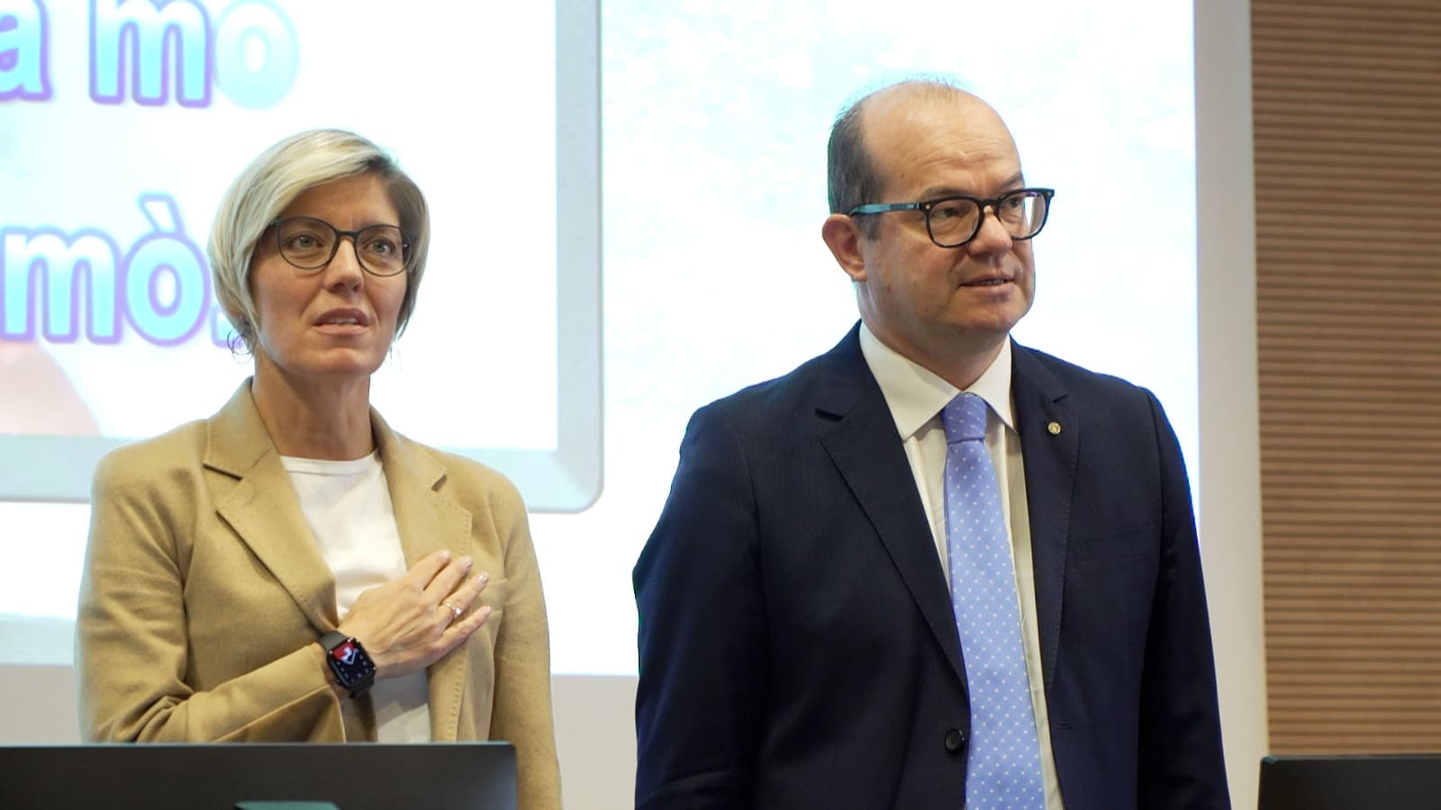 L'assessore Barbara Zilli e il vicegovernatore Mario Anzil