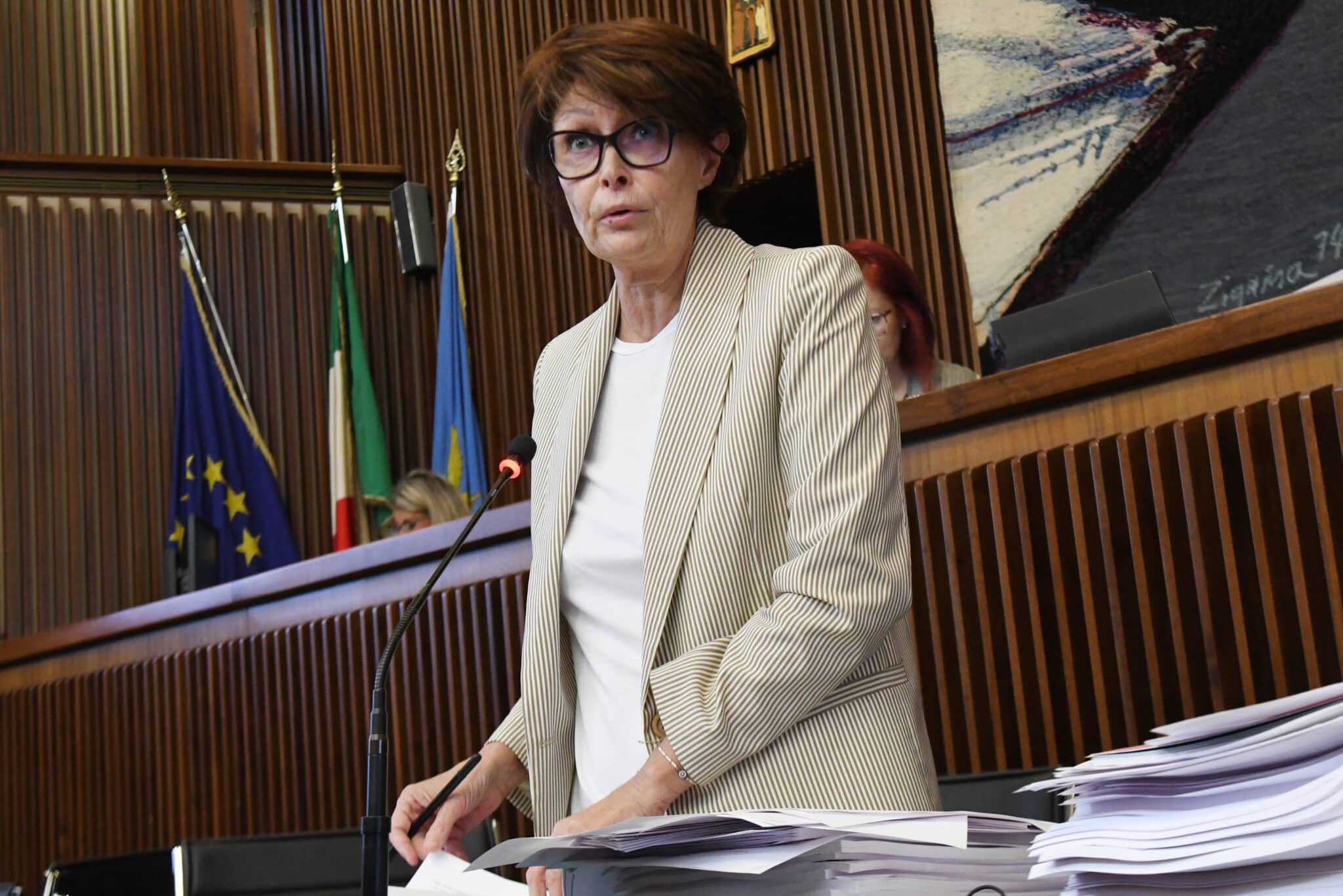 L'assesore regionale al Lavoro e formazione Alessia Rosolen