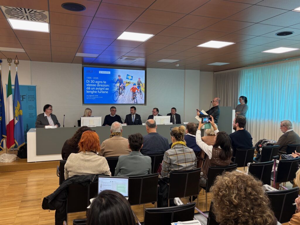 La presentazione della Gramatiche furlane di riferiment nella sede della regione a Udine