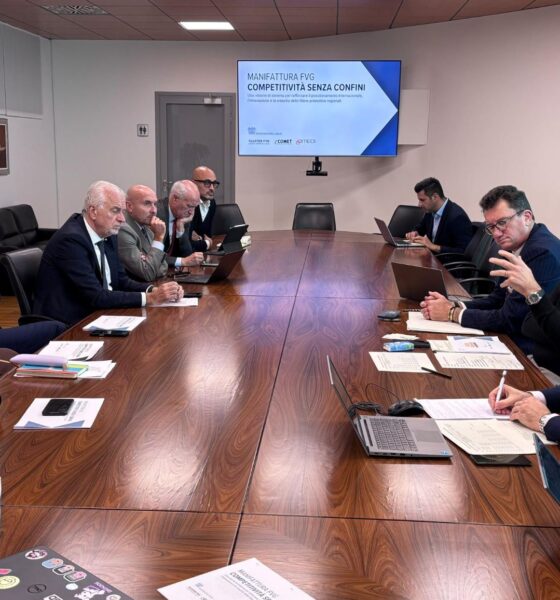 L'assessore Bini mentre interviene