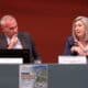 L'assessore regionale alle Infrastrutture e territorio Cristina Amirante (a destra) all'Interporto di Gorizia alla presentazione del Piano industriale e degli investimenti 2027-2031 di Sdag