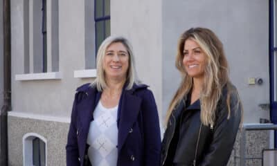 L'assessore regionale alle Infrastrutture e territorio Cristina Amirante (a sinistra) assieme alla presidente di Irisacqua Giulia Martellos.