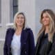 L'assessore regionale alle Infrastrutture e territorio Cristina Amirante (a sinistra) assieme alla presidente di Irisacqua Giulia Martellos.