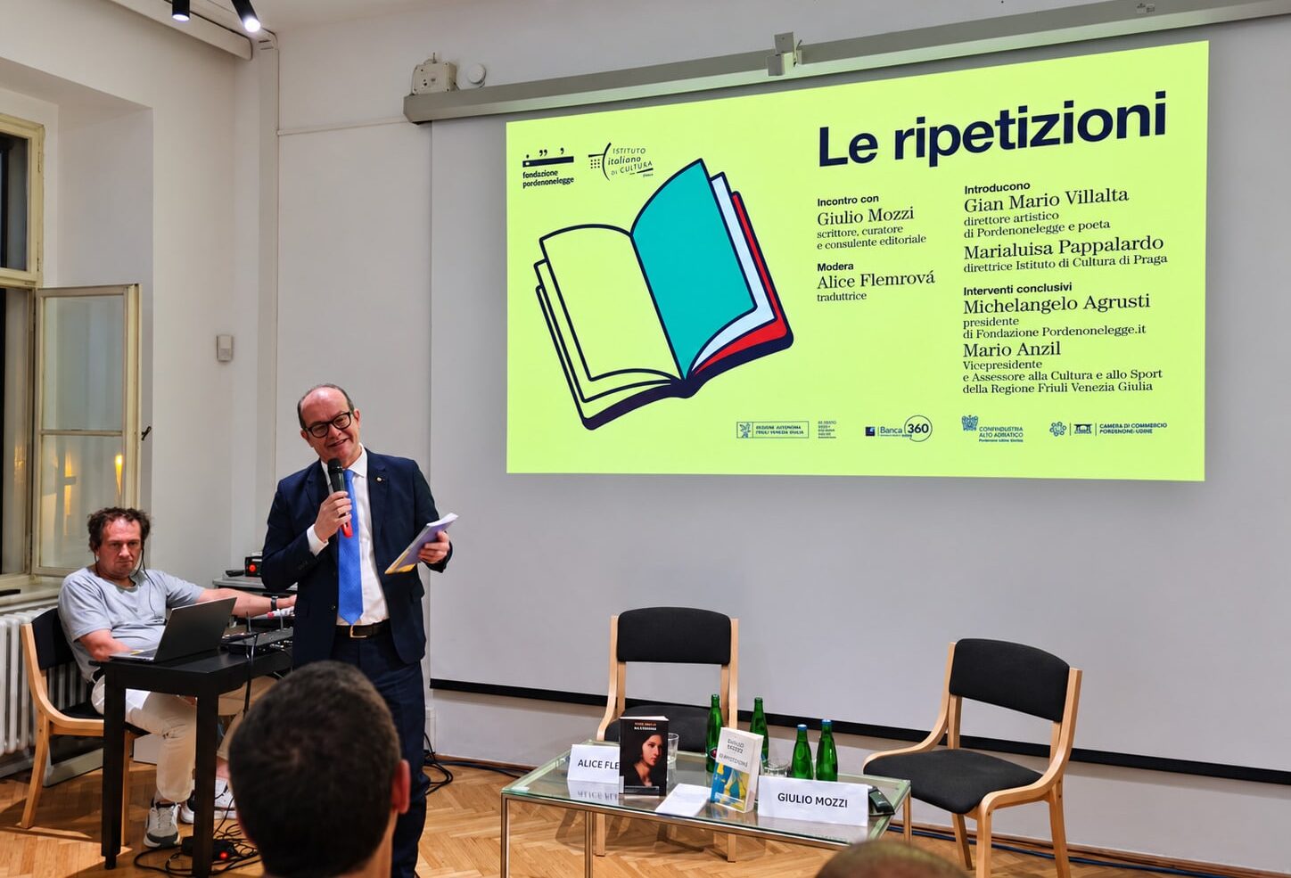 L'intervento del vicegovernatore Mario Anzil all'Istituto italiano di Cultura a Praga