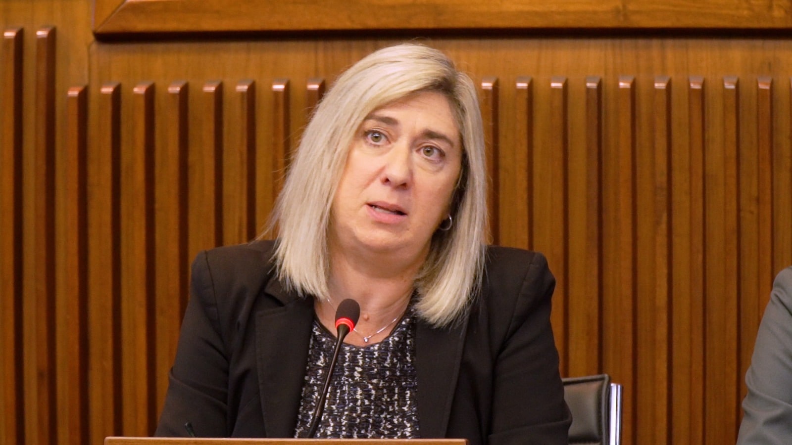 L'assessore regionale alle Infrastrutture e Territorio, Cristina Amirante.