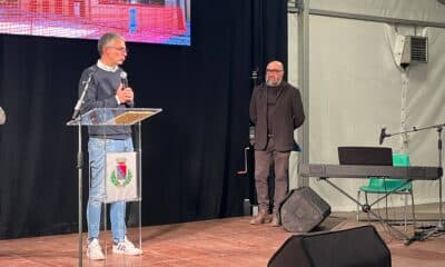 L'intervento dell'assessore regionale alle Autonomie Locali Pierpaolo Roberti alla cerimonia di inaugurazione della Scuola secondaria di primo grado di Fiume Veneto "Dante Alighieri"