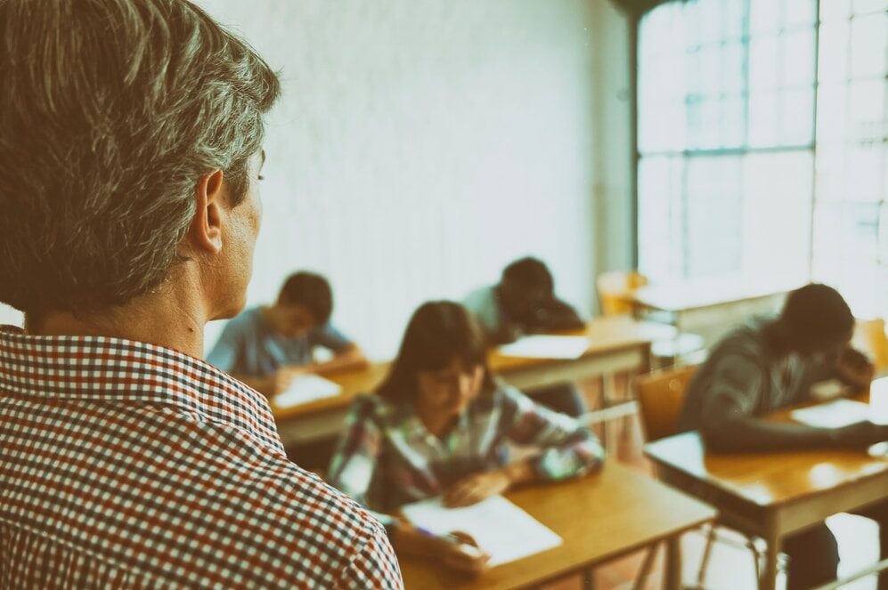Docente in classe