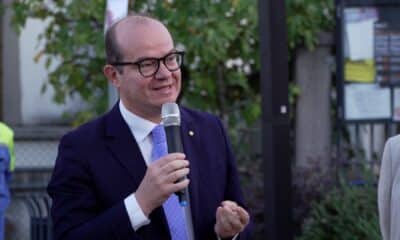 Il vicegovernatore Anzil durante il suo intervento