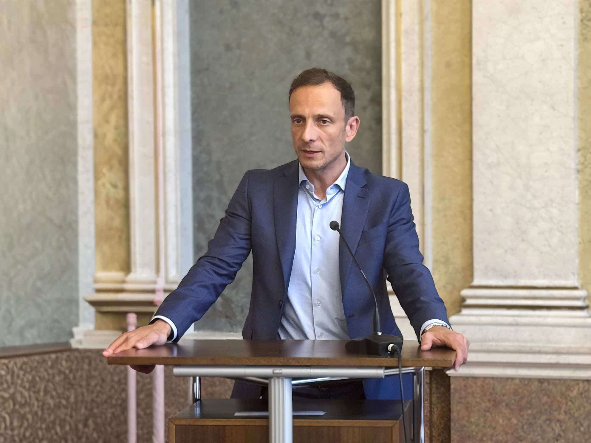 Il governatore Massimiliano Fedriga